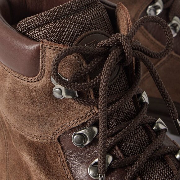 Brunello Cucinelli - Leather-Trimmed Suede Boots - Brown - EU 45 main image 10